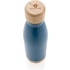 Pullo bambukannella ja -pohjalla ruostumattomasta teräksestä, sininen lisäkuva 4