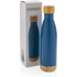 Pullo bambukannella ja -pohjalla ruostumattomasta teräksestä, sininen lisäkuva 7