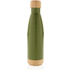 Pullo bambukannella ja -pohjalla ruostumattomasta teräksestä, vihreä lisäkuva 1