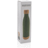Pullo bambukannella ja -pohjalla ruostumattomasta teräksestä, vihreä lisäkuva 8