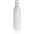 Pullo ruostumattomasta teräksestä 1L, valkoinen liikelahja logopainatuksella