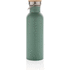 Pullo ruostumattomasta teräksestä bambukannella, vihreä lisäkuva 2