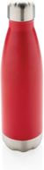Ruostumaton terästermospullo, punainen liikelahja logopainatuksella