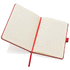 Sam A5 klassinen muistikirja RCS nahasta, punainen lisäkuva 4