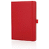 Sam A5 klassinen muistikirja RCS nahasta, punainen liikelahja logopainatuksella