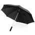 Swiss Peak Aware ultrakevyt manuaali 25" sateenvarjo, musta liikelahja logopainatuksella