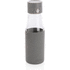Ukiyo lasinen nesteytystä seuraava pullo vyötteellä, harmaa liikelahja logopainatuksella