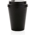Uudelleenkäytettävä kaksiseinäinen kahvikuppi 300 ml, musta lisäkuva 1