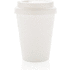 Uudelleenkäytettävä kaksiseinäinen kahvikuppi 300 ml, valkoinen lisäkuva 1