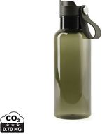 VINGA Balti RCS kierrätetty PET-pullo 600 ml, vihreä liikelahja logopainatuksella