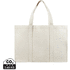 VINGA Hilo AWARE kierrätetty maxi tote -laukku, valkoinen liikelahja logopainatuksella
