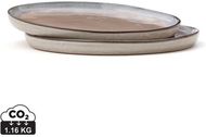 VINGA Nomimono lautassetti (2 kpl), 20 cm, valkoinen liikelahja logopainatuksella