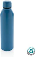 Vakuumipullo RCS ruostumattomasta teräksestä, sininen liikelahja logopainatuksella