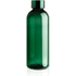 Vuototiivis vesipullo metallisella korkilla, vihreä liikelahja logopainatuksella