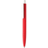 X3 Smooth Touch kynä, valkoinen, punainen liikelahja logopainatuksella
