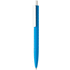 X3 Smooth Touch kynä, valkoinen, sininen liikelahja logopainatuksella