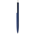 X3 Smooth Touch kynä, valkoinen, tummansininen liikelahja logopainatuksella