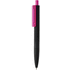 X3 musta Smooth Touch kynä, musta, rose liikelahja logopainatuksella