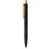 X3 musta Smooth Touch kynä, musta, oranssi lisäkuva 3