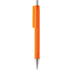 X8 smooth touch kynä, oranssi liikelahja logopainatuksella
