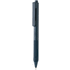 X9 kynä silikoniotepinnalla, tummansininen liikelahja logopainatuksella