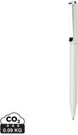 Xavi kynä RCS alumiinista, valkoinen liikelahja logopainatuksella