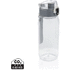 Yide lukittava vesipullo 600ML RSC RPET:istä, läpinäkyvä liikelahja logopainatuksella