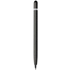 Yksinkertainen metallinen kynä, harmaa liikelahja logopainatuksella