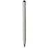 Yksinkertainen metallinen kynä, hopea liikelahja logopainatuksella