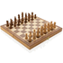 Ylellinen puinen taitettava shakkisetti, ruskea lisäkuva 1