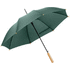 APOLO. rPET-sateenvarjo, tummanvihreä liikelahja logopainatuksella