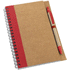 ASIMOV. Muistikirja B6, punainen liikelahja logopainatuksella