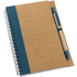 ASIMOV. Muistikirja B6, sininen liikelahja logopainatuksella