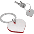 BASSO. Metallinen ja ABS-muovinen avaimenperä, punainen lisäkuva 2