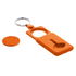 BUS. Kolikon muotoinen avaimenperä ostoskärryyn, oranssi lisäkuva 3