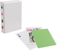 CARTES. 54 kortin pakka, vaaleanvihreä liikelahja logopainatuksella