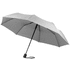 CIMONE. rPET kokoontaittuva sateenvarjo, vaaleanharmaa liikelahja logopainatuksella