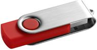 CLAUDIUS 16GB. 16GB USB-muistitikku, punainen liikelahja logopainatuksella