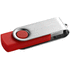 CLAUDIUS 16GB. 16GB USB-muistitikku, punainen liikelahja logopainatuksella