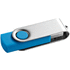 CLAUDIUS 16GB. 16GB USB-muistitikku, vaaleansininen liikelahja logopainatuksella