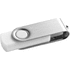 CLAUDIUS 16GB. 16GB USB-muistitikku, valkoinen liikelahja logopainatuksella