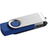 CLAUDIUS 8GB. 8GB USB- muistitikku, sininen liikelahja logopainatuksella