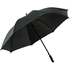 FELIPE. Golf-sateenvarjo, musta liikelahja logopainatuksella