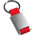 GRIPITCH. Metallinen avaimenperä, punainen liikelahja logopainatuksella