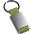 GRIPITCH. Metallinen avaimenperä, vaaleanvihreä liikelahja logopainatuksella