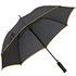 JENNA. Sateenvarjo automaattisella avausmekanismilla, keltainen liikelahja logopainatuksella