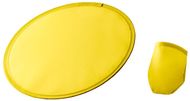 JURUA. Taitettava frisbee, keltainen liikelahja logopainatuksella