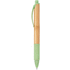 KUMA. Bambuinen kuulakärkikynä, vaaleanvihreä liikelahja logopainatuksella