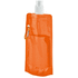 KWILL. Kokoontaittuva juomapullo 460 ml, oranssi liikelahja logopainatuksella