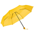 MARIA. Kokoontaittuva sateenvarjo, keltainen liikelahja logopainatuksella